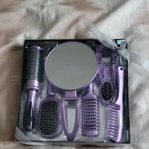 Purple Hair Styling Tool Set